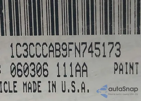 2015 Chrysler 200 Limited из США, поврежденный, VIN 1C3CCCAB9FN745173